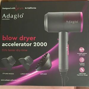 BNIB Adagio California blow dryer accelerator 2000